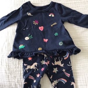 GUC 0-3m Unicorn Stars Outfit / Carter’s